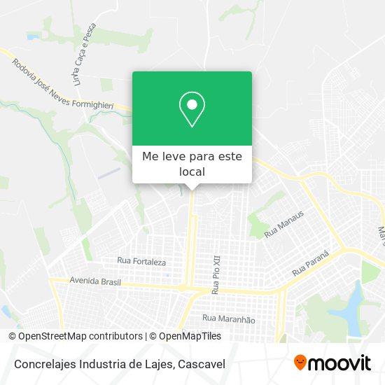 Concrelajes Industria de Lajes mapa