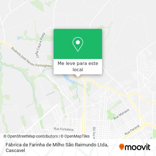 Fábrica de Farinha de Milho São Raimundo Ltda mapa