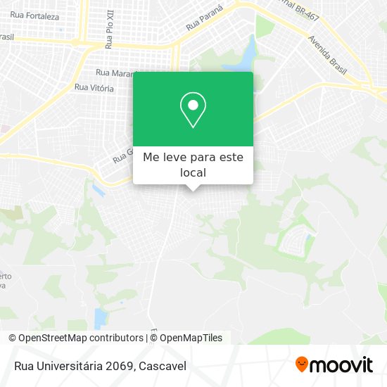 Rua Universitária 2069 mapa