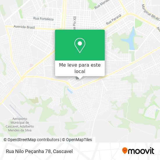 Rua Nilo Peçanha 78 mapa
