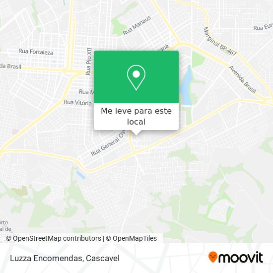 Luzza Encomendas mapa