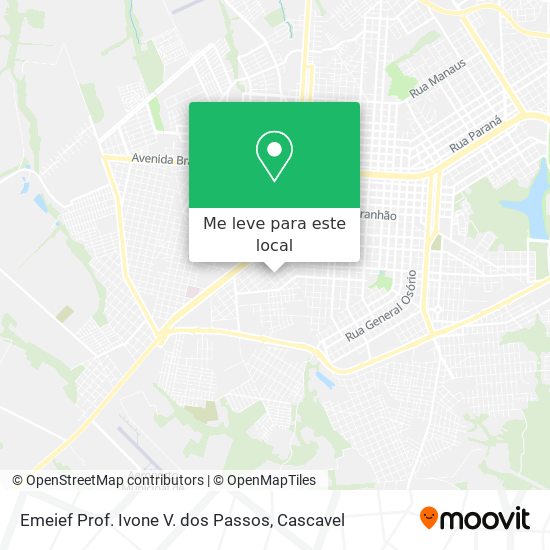 Emeief Prof. Ivone V. dos Passos mapa