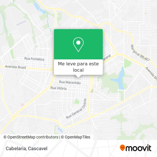 Cabelaria mapa
