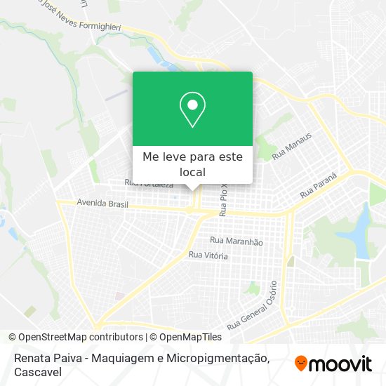 Renata Paiva - Maquiagem e Micropigmentação mapa