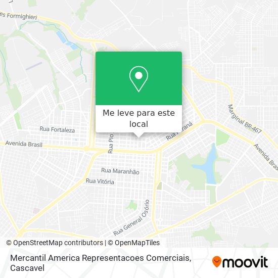 Mercantil America Representacoes Comerciais mapa