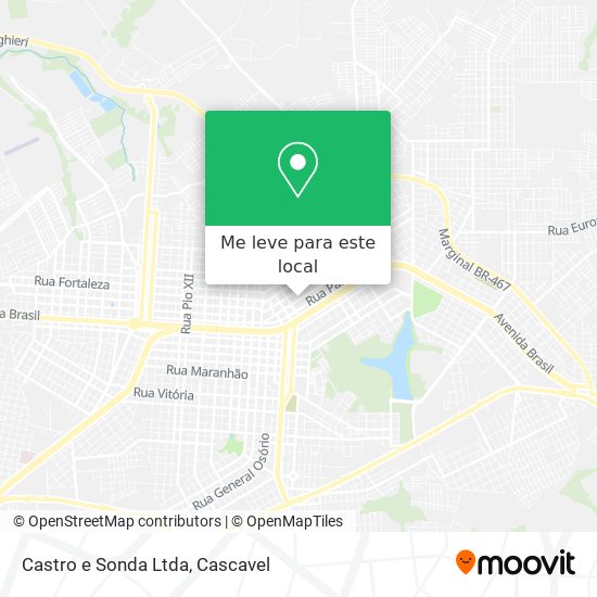 Castro e Sonda Ltda mapa