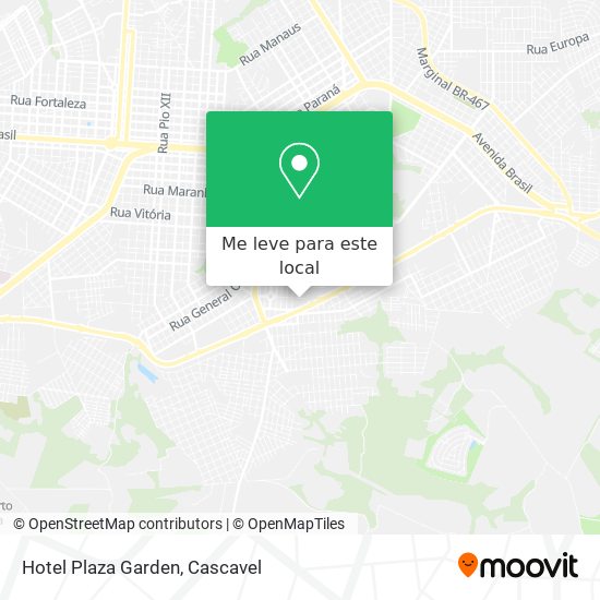 Hotel Plaza Garden mapa