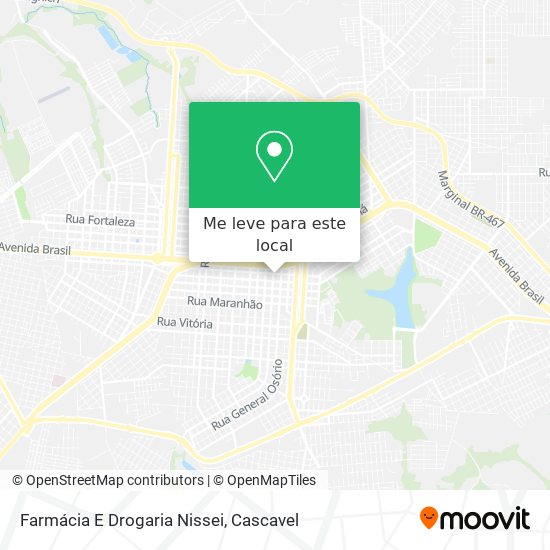 Farmácia E Drogaria Nissei mapa