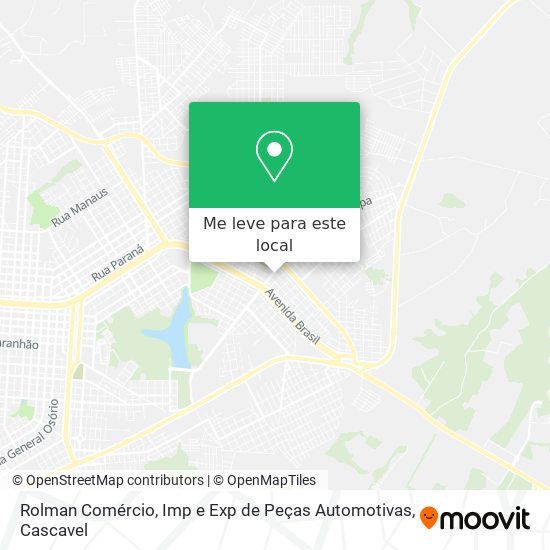 Rolman Comércio, Imp e Exp de Peças Automotivas mapa