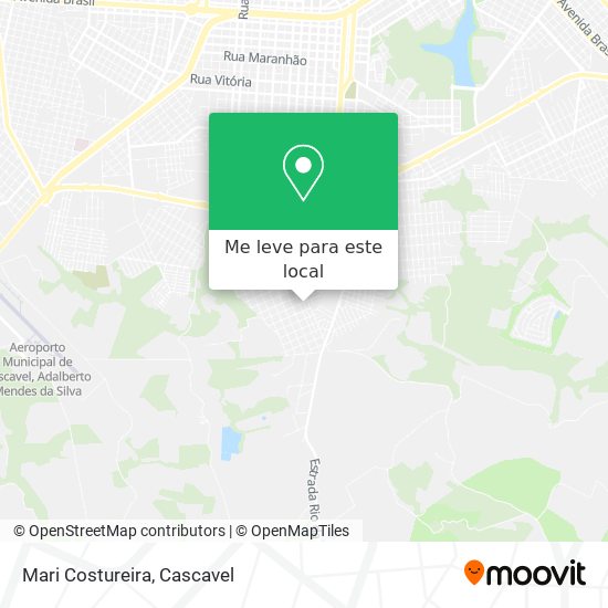 Mari Costureira mapa