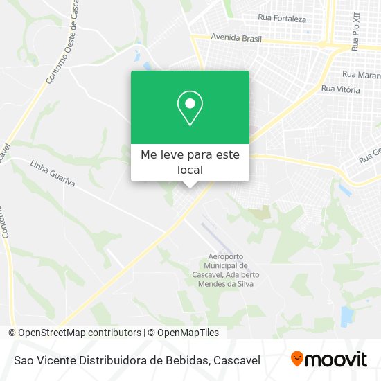 Sao Vicente Distribuidora de Bebidas mapa