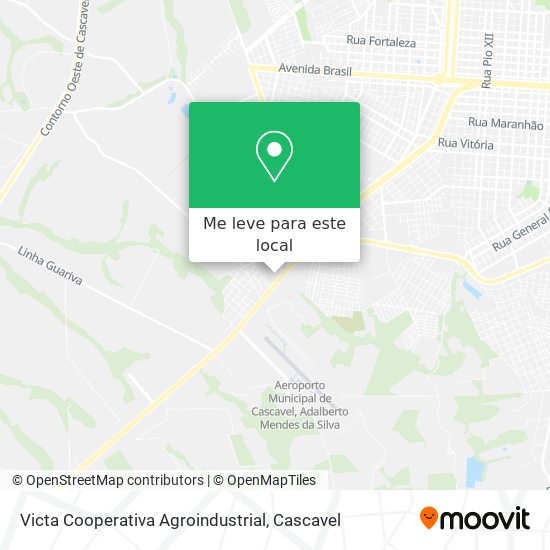 Victa Cooperativa Agroindustrial mapa