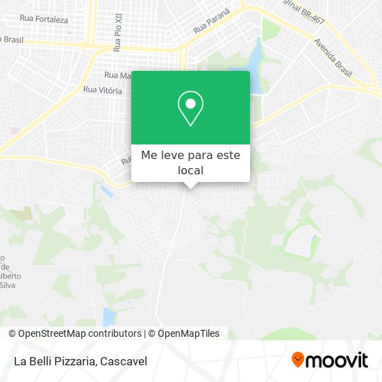 La Belli Pizzaria mapa