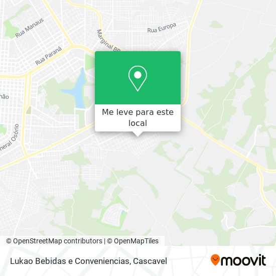 Lukao Bebidas e Conveniencias mapa