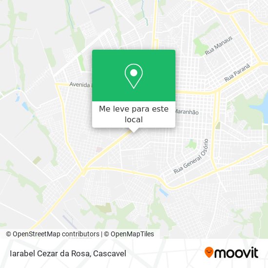 Iarabel Cezar da Rosa mapa