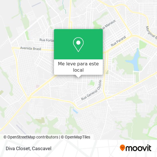Diva Closet mapa
