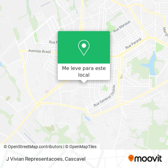 J Vivian Representacoes mapa