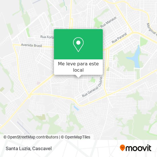 Santa Luzia mapa