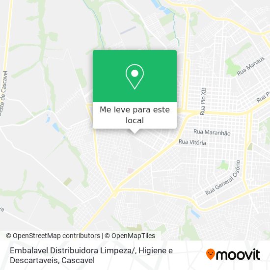 Embalavel Distribuidora Limpeza / , Higiene e Descartaveis mapa