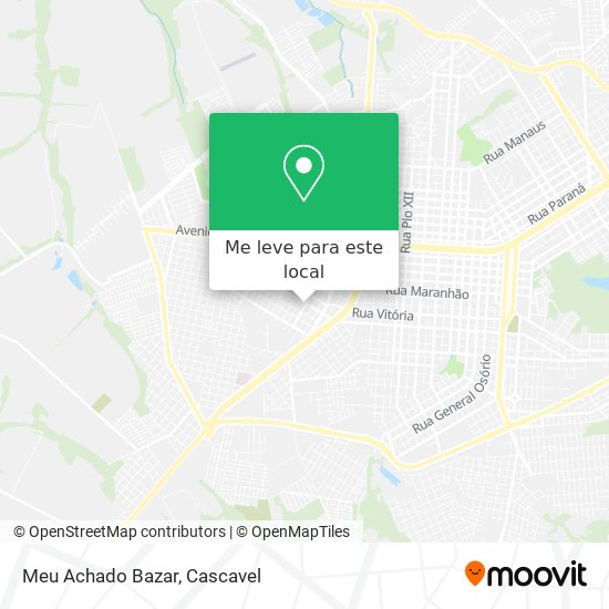 Meu Achado Bazar mapa