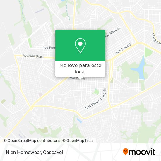 Nien Homewear mapa