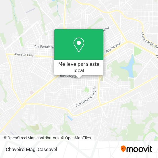 Chaveiro Mag mapa