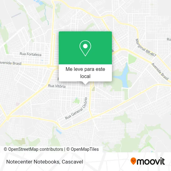 Notecenter Notebooks mapa