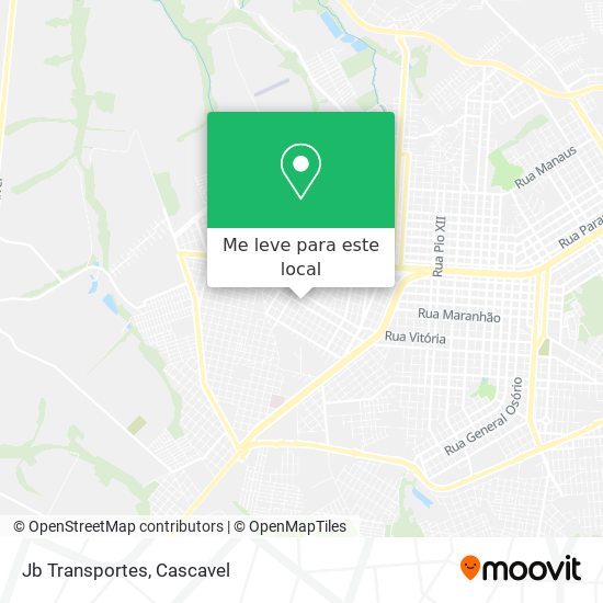 Jb Transportes mapa