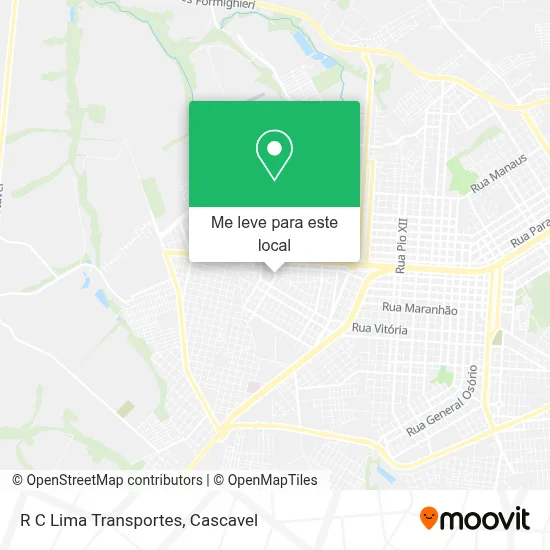 R C Lima Transportes mapa