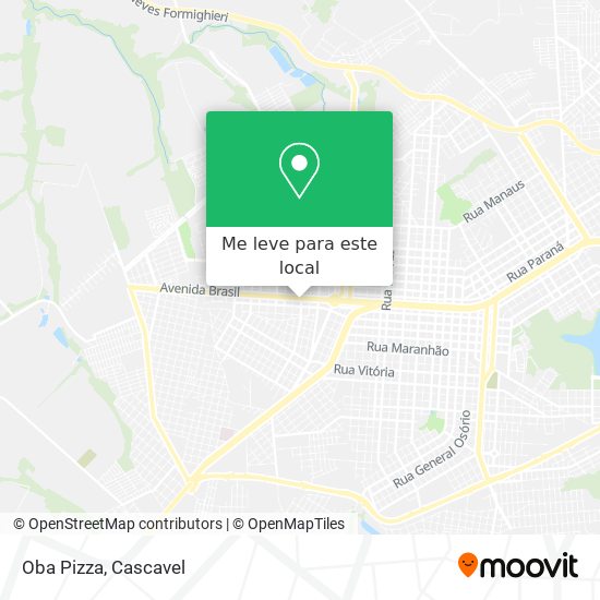 Oba Pizza mapa