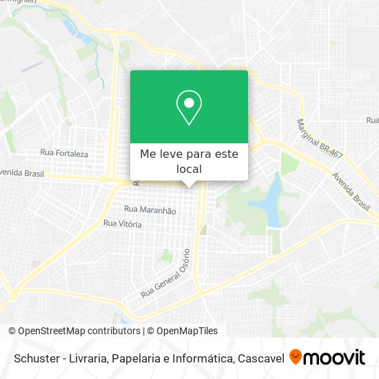 Schuster - Livraria, Papelaria e Informática mapa