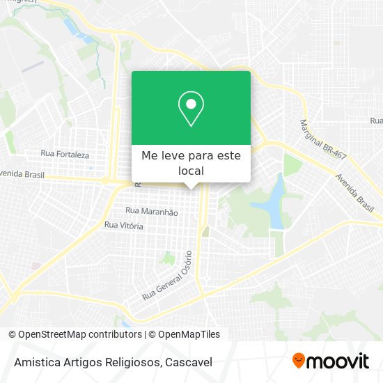 Amistica Artigos Religiosos mapa