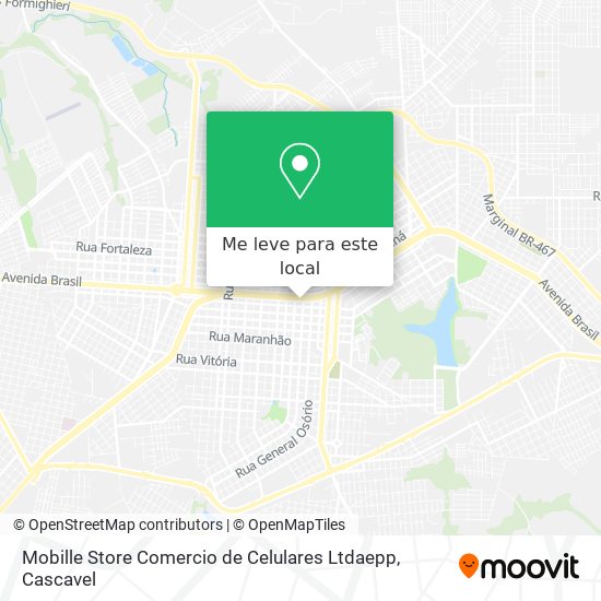 Mobille Store Comercio de Celulares Ltdaepp mapa