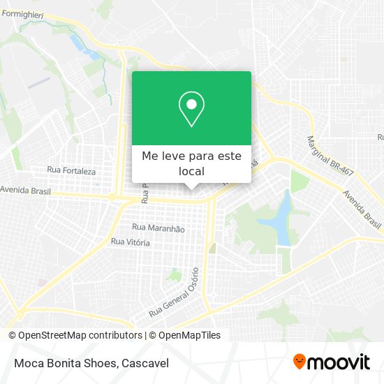 Moca Bonita Shoes mapa