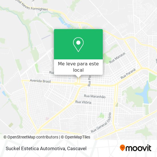 Suckel Estetica Automotiva mapa