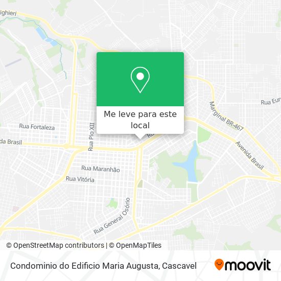 Condominio do Edificio Maria Augusta mapa