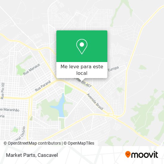 Market Parts mapa