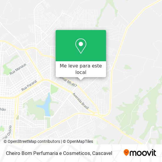 Cheiro Bom Perfumaria e Cosmeticos mapa
