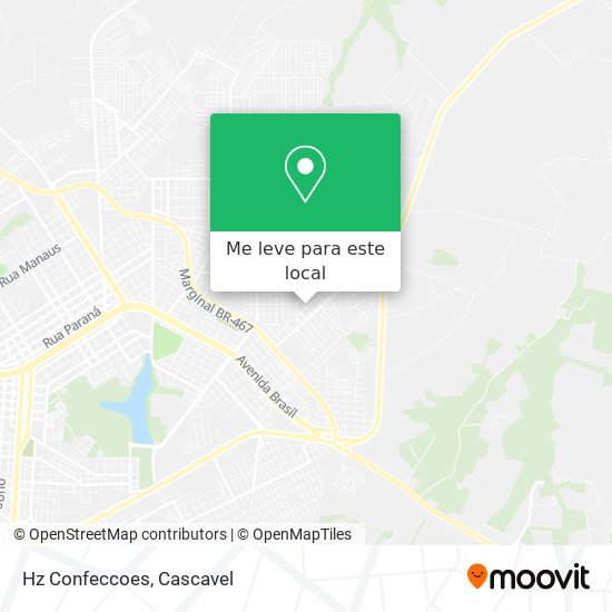 Hz Confeccoes mapa