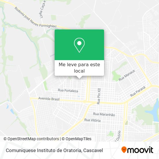 Comuniquese Instituto de Oratoria mapa