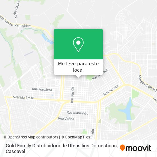 Gold Family Distribuidora de Utensilios Domesticos mapa