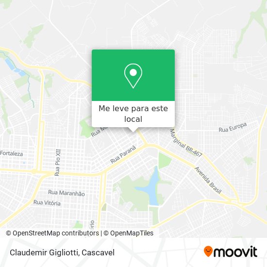 Claudemir Gigliotti mapa