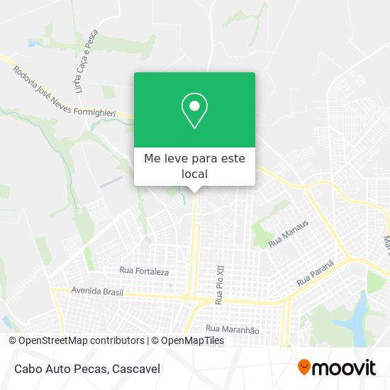 Cabo Auto Pecas mapa