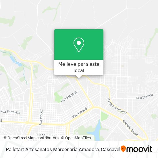 Palletart Artesanatos Marcenaria Amadora mapa