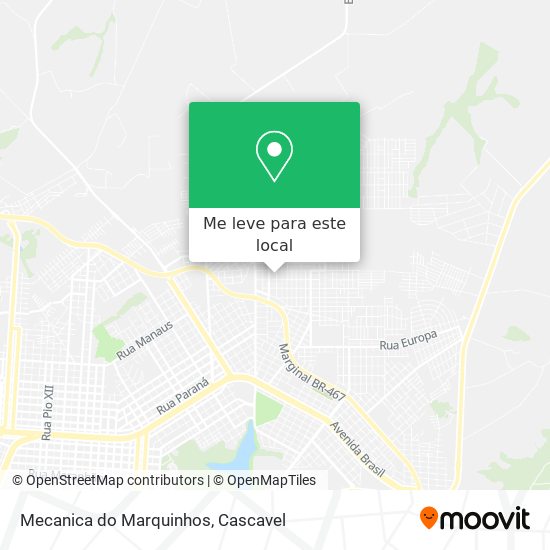Mecanica do Marquinhos mapa