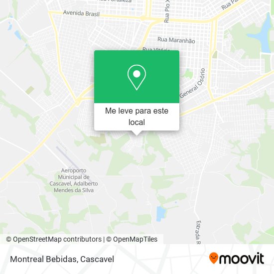 Montreal Bebidas mapa