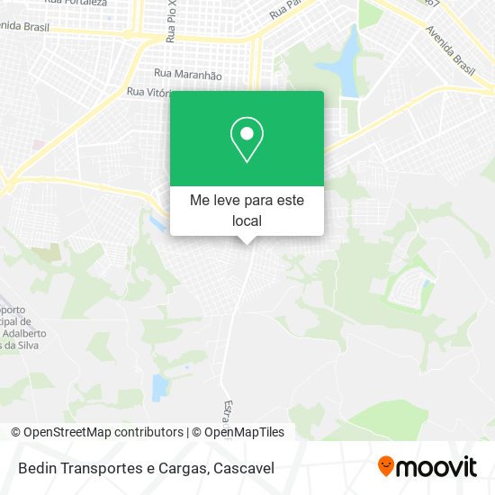 Bedin Transportes e Cargas mapa