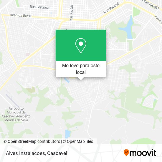 Alves Instalacoes mapa