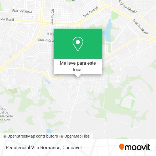 Residencial Vila Romance mapa