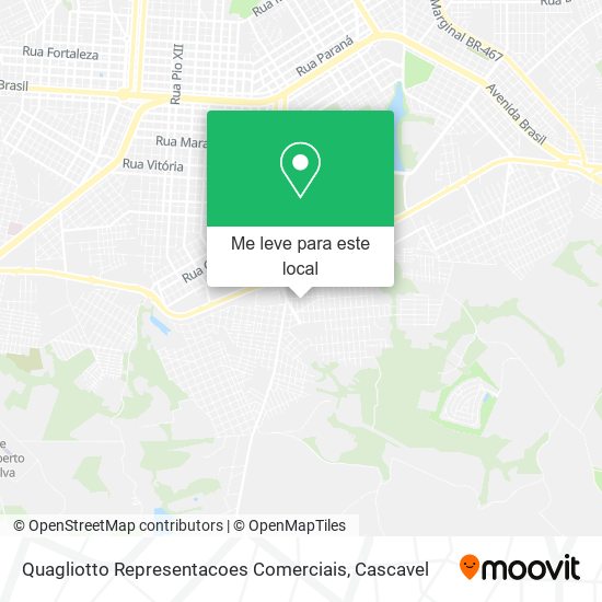 Quagliotto Representacoes Comerciais mapa